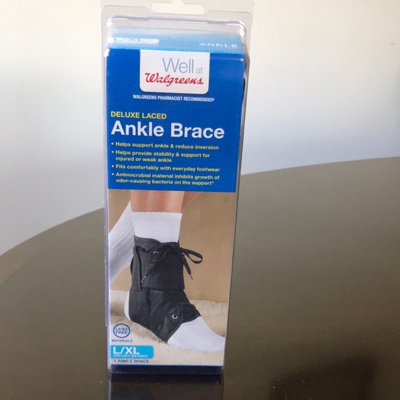 Walgreens deluxe laced ankle brace size L/XL.Black - Picture 6 of 8